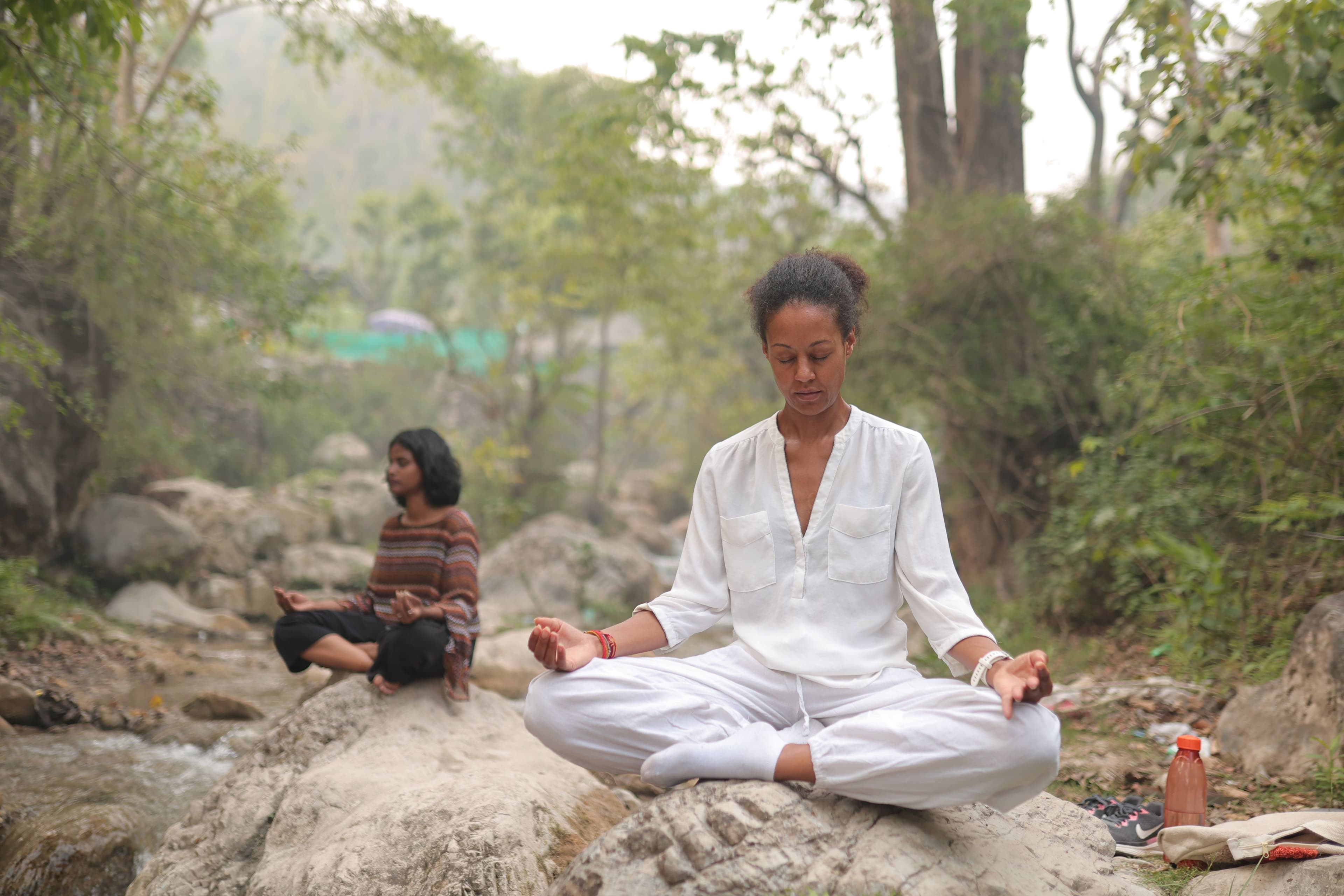 Yoga training setting
